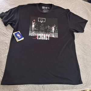 Court Culture Miami Heat Dwyane Wade L3GACY T-Shirt XXL Black NBA Moments NWT